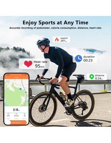 Anillo Inteligente Qiwadu Plata 7 - Monitoreo Salud IP68