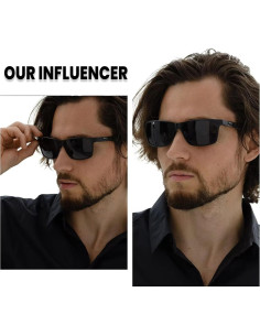 Gafas de sol DUCO 8206 polarizadas fibra de carbono UV400 2