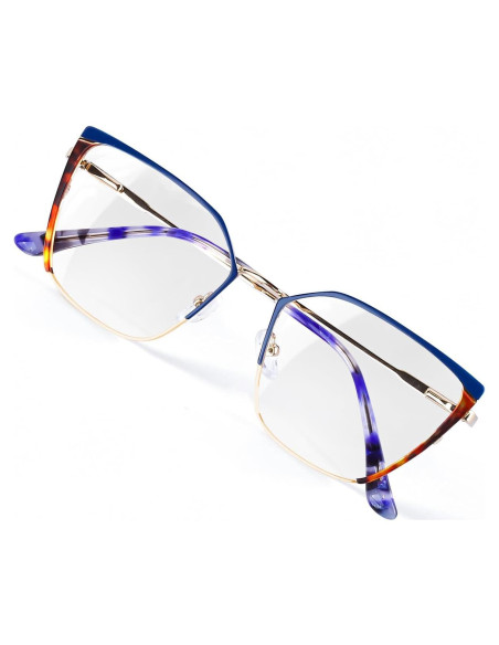 Gafas bloqueadoras de luz azul DOERAYMI para mujeres - Estilo leopardo