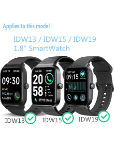 Protector de Pantalla Aemus para Reloj Inteligente 1.8" HD 2