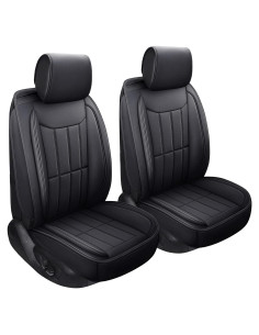 Fundas de Asiento SPEED TREND ST-003 - Cuero PU Negro, Ajuste Universal