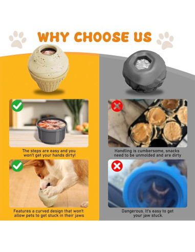 Dispensador de Golosinas Congeladas Iposcili para Perros Grandes