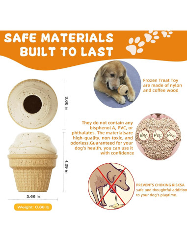 Dispensador de Golosinas Congeladas Iposcili para Perros Grandes