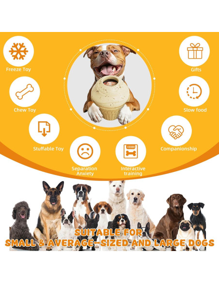 Dispensador de Golosinas Congeladas Iposcili para Perros Grandes