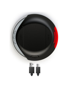 Sistema de Iluminación LED Flexi para Correas Retráctiles - Negro