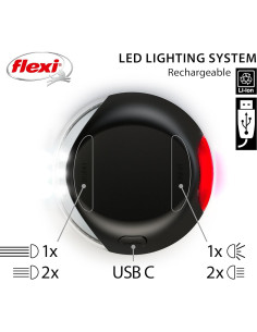 Sistema de Iluminación LED Flexi para Correas Retráctiles - Negro 2