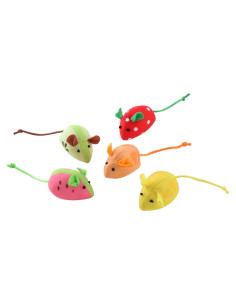 Set de Juguetes para Gatos con Hierba Gatera - 5 Piezas Frutas