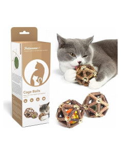 Juguetes para Gatos Potaroma - 3 Piezas Catnip y Silvervine