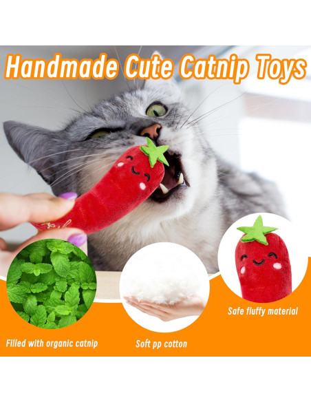 Juguetes de Hierba Gatera Seyezo - Paquete de 5 Piezas para Gatos Juguetes de Hierba Gatera Seyezo - Paquete de 5 Piezas para Gatos