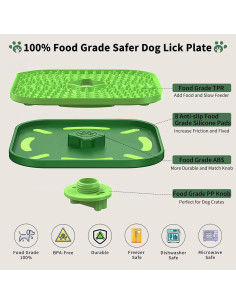 Alfombrilla de Lamer para Perros CIICII 18 cm Antideslizante 2