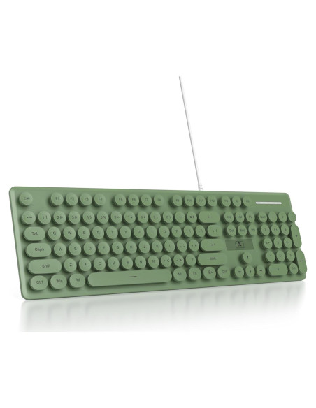 Teclado Retro de Máquina de Escribir FS SHOP 104 Teclas USB