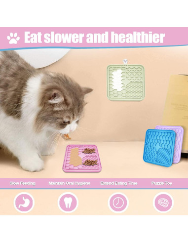 Alfombrilla de Lamer para Perros y Gatos Bikabpet - 4 Unidades