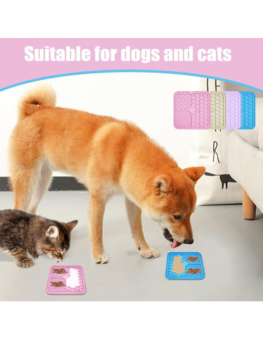 Alfombrilla de Lamer para Perros y Gatos Bikabpet - 4 Unidades