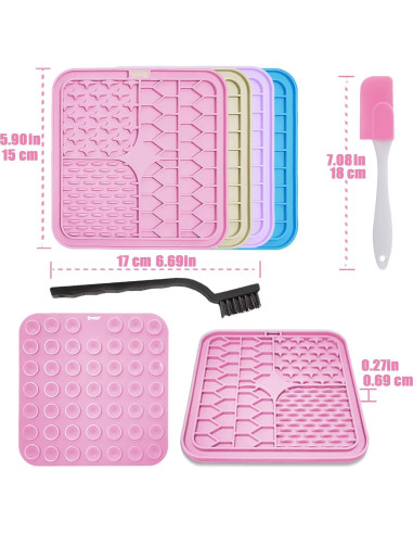 Alfombrilla de Lamer para Perros y Gatos Bikabpet - 4 Unidades