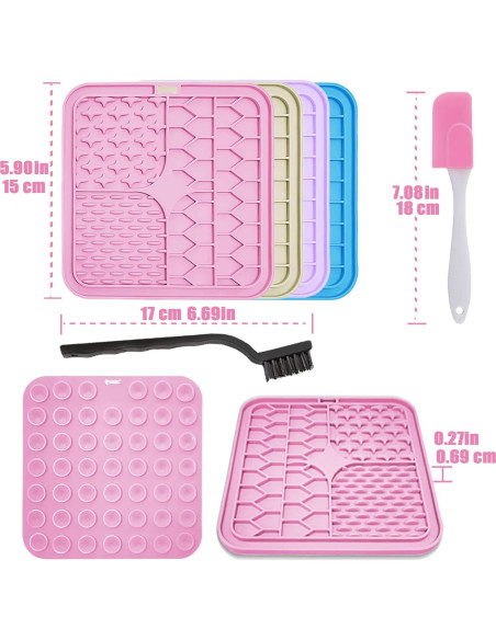 Alfombrilla de Lamer para Perros y Gatos Bikabpet - 4 Unidades