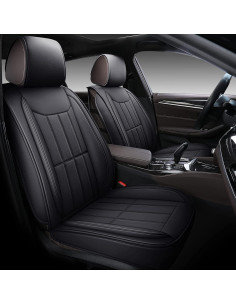 Fundas de Asiento SPEED TREND ST-003 - Cuero PU Negro, Ajuste Universal 2