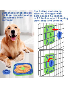 Alfombrilla Interactiva para Lamer Perros CyperGlory 18 cm 3 Piezas 2