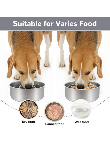 Inserto para Comederos Lentos MateeyLife - Silicona Gris 18cm