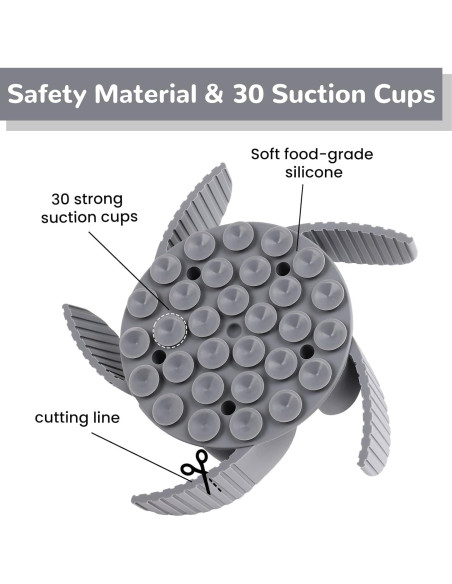 Inserto para Comederos Lentos MateeyLife - Silicona Gris 18cm