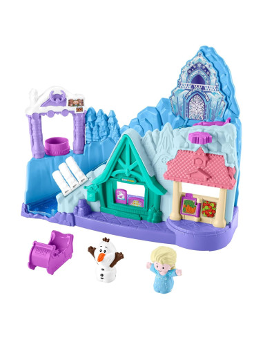 Set de Juego Fisher-Price Little People Disney Frozen Trineo