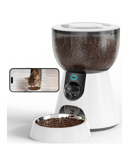 Comedero Automático Sarpaws F17C para Gatos 4L con Cámara 2K Comedero Automático Sarpaws F17C para Gatos 4L con Cámara 2K
