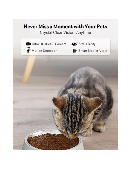 Comedero Automático Sarpaws F17C para Gatos 4L con Cámara 2K Comedero Automático Sarpaws F17C para Gatos 4L con Cámara 2K