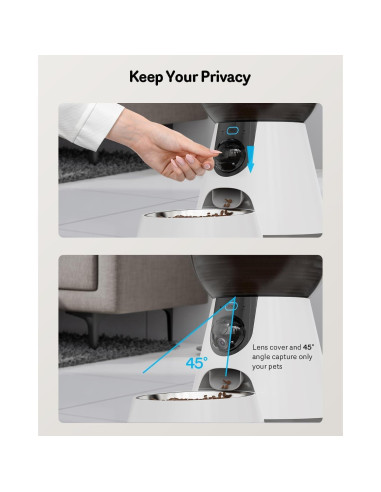 Comedero Automático Sarpaws F17C para Gatos 4L con Cámara 2K