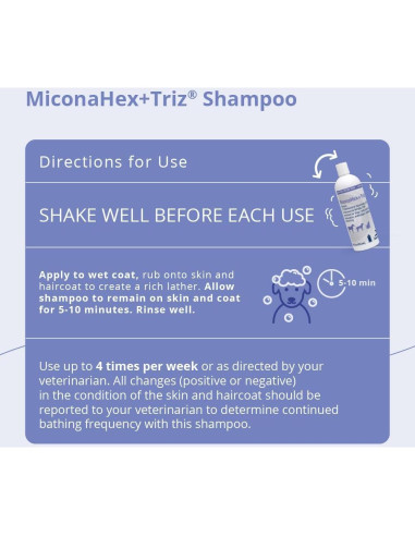 Champú Veterinario Dechra 473 ml para Perros, Gatos y Caballos