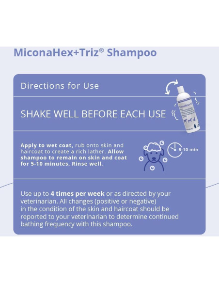 Champú Veterinario Dechra 473 ml para Perros, Gatos y Caballos