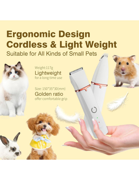 Kit Cortapelos para Perros Petium 4 en 1 Inalámbrico Recargable