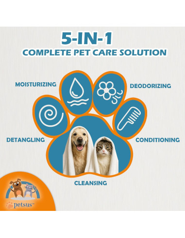 Champú Hipoalergénico Petsus para Perros y Gatos 250ml