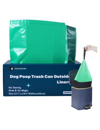 Bolsas para Desechos de Perro YESORMLING 20 Unidades 60x50cm