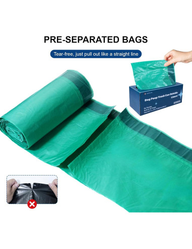 Bolsas para Desechos de Perro YESORMLING 20 Unidades 60x50cm