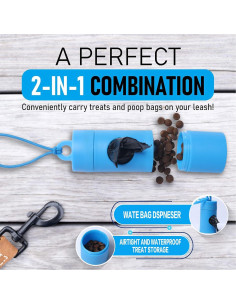 Soporte 2 en 1 para bolsas de excremento de perro DREAM&GLAMOUR 2