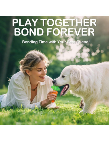 Juguete de Masticar para Perros Frienhund Zanahoria 15 cm