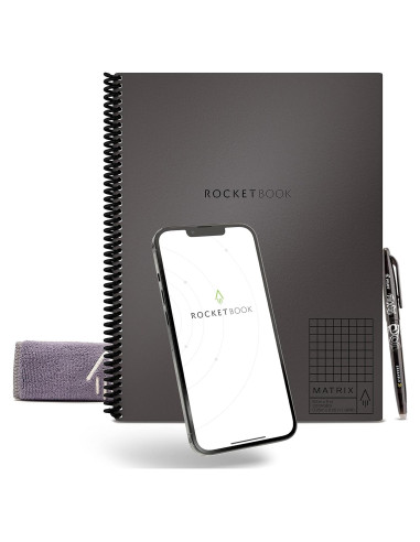 Cuaderno de Gráficos Reutilizable Rocketbook Matrix 21.6x27.9cm