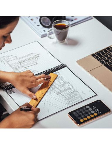 Cuaderno de Gráficos Reutilizable Rocketbook Matrix 21.6x27.9cm