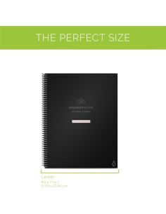 Planificador Académico Reutilizable Rocketbook Verde 21.6x27.9 cm 2
