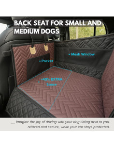 Funda de Asiento para Perro Selección DOGGO Grande Impermeable 2