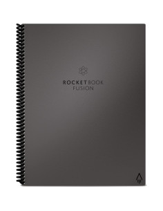 Cuaderno Inteligente Rocketbook Fusion Gris 21.6x27.9 cm Reutilizable 2