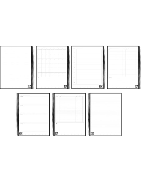 Cuaderno Inteligente Rocketbook Fusion Gris 21.6x27.9 cm Reutilizable