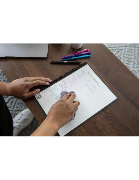 Cuaderno Inteligente Rocketbook Fusion Gris 21.6x27.9 cm Reutilizable