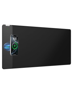 Alfombrilla de Carga Inalámbrica 15W abc.mat 80x40cm Negra