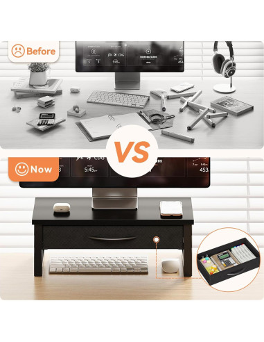 Soporte para Monitor HEWORLIF con Cajón de Almacenamiento