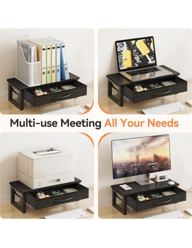 Soporte para Monitor HEWORLIF con Cajón de Almacenamiento