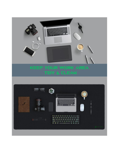 Alfombrilla de Ratón Gaming Black Shark 120x60 cm Antideslizante