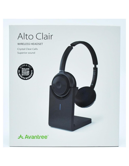 Auriculares Bluetooth Avantree Alto Clair con micrófono y carga