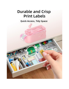 Impresora de Etiquetas MakeID L1-A Rosa - Bluetooth 16mm 2