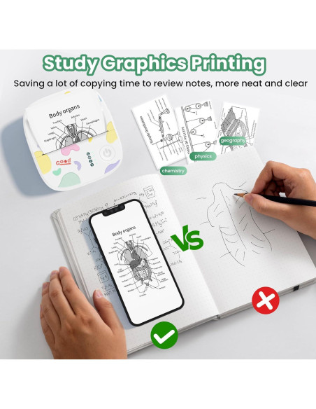 Impresora de Etiquetas Portátil XenGro AH-M2 Bluetooth - Blanca Impresora de Etiquetas Portátil XenGro AH-M2 Bluetooth - Blanca