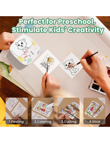 Impresora de Etiquetas Portátil XenGro AH-M2 Bluetooth - Blanca Impresora de Etiquetas Portátil XenGro AH-M2 Bluetooth - Blanca